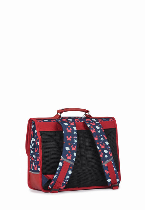 Cameleon Cartable scolaire Retro 48V NAVY CRAB