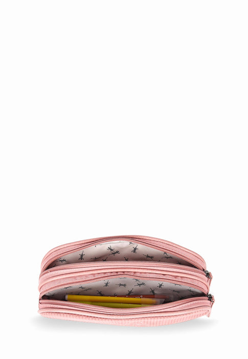 Cameleon Trousse scolaire Vintage velvet 17E PINK