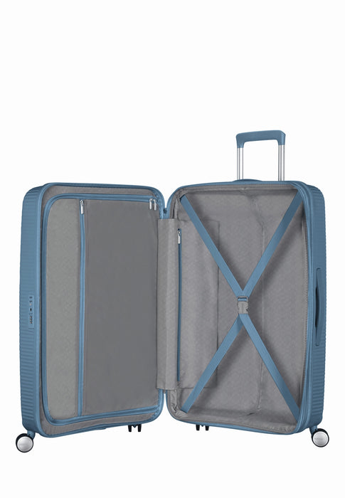 Valise rigide American tourister Soundbox E612 STONE BLUE