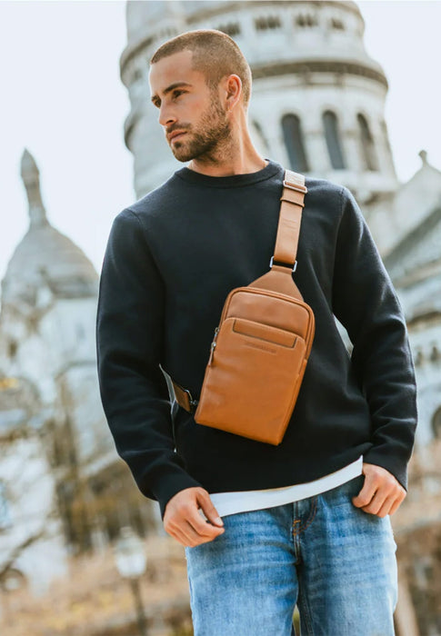 Monobretelle Arthur & aston 2428 leon 2428-10 B COGNAC