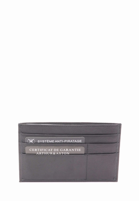 Porte cartes Arthur & aston 1589 1589-804 NOIR GRIS