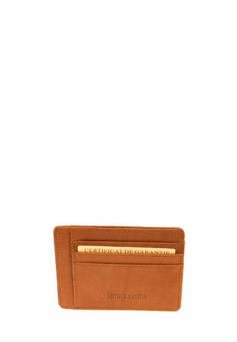 Porte cartes Arthur & aston 2028 johany 2028-147 B COGNAC