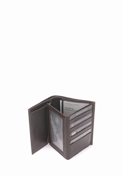 Petite maroquinerie Arthur & aston 1589 pablo C chataigne C CHATAIGNE