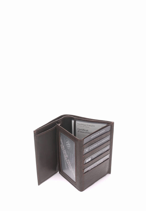 Petite maroquinerie Arthur & aston 1589 pablo C chataigne C CHATAIGNE