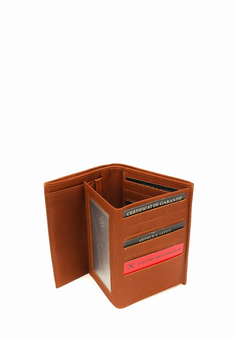 Porte feuille Arthur & aston 1978 oscar 1978-424 B COGNAC