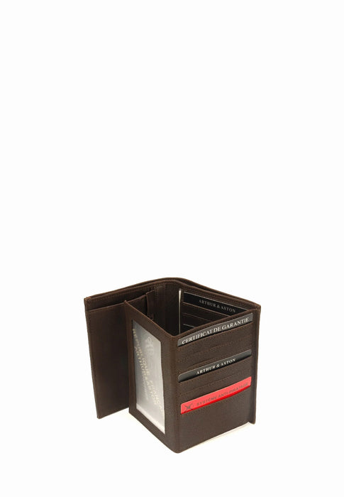 Porte feuille Arthur & aston 1978 oscar 1978-424 C CHATAIGNE