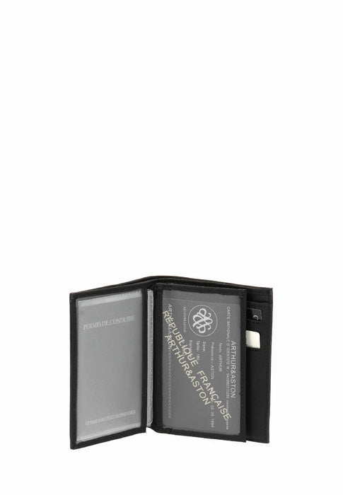 Petite maroquinerie Arthur & aston 1978 oscar A noir A NOIR