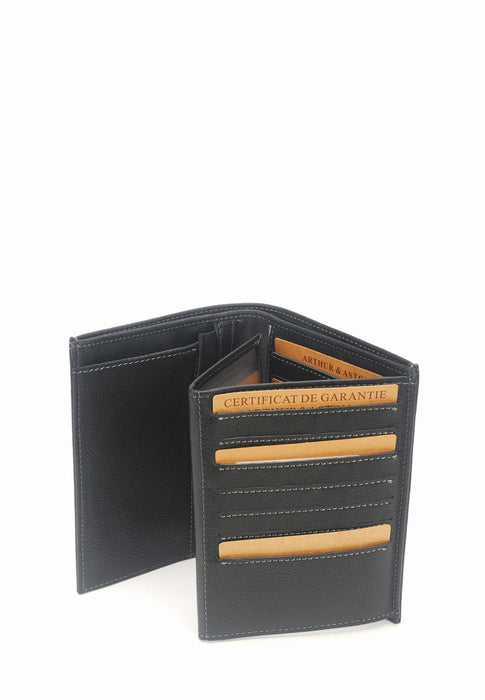 Petite maroquinerie Arthur & aston 2212 dorian A noir A NOIR