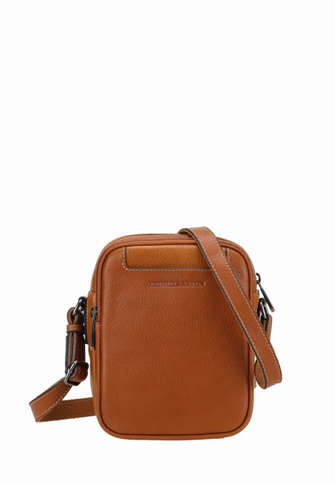 Sacoche Arthur & aston 2428 leon 2428-08 B COGNAC