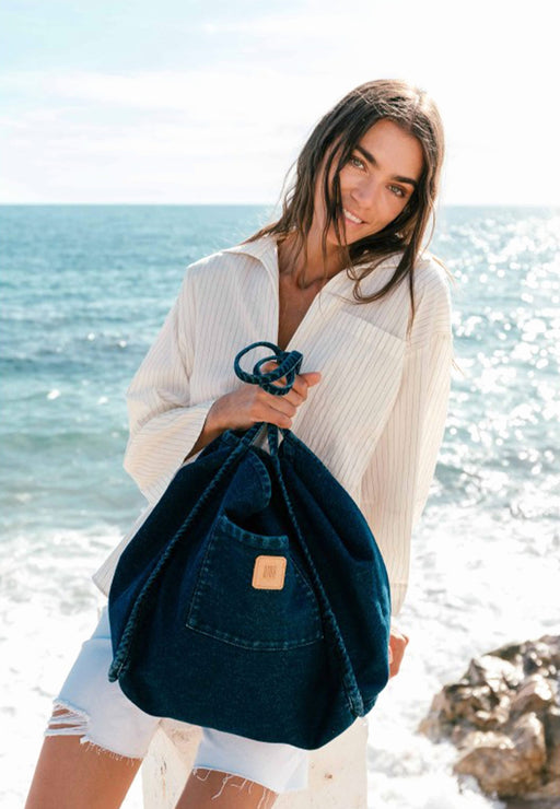 Sac cabas Biba Palm Plm1b 39 BLUE JEANS