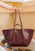 Biba Sac cabas Woody lux D7 AUBERGINE