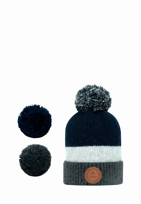 Bonnet Cabaia Bonnet rusty nail NAVY GREY