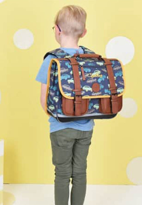 Cartable Cameleon Vintage urban Vib-ca35 37X YELLOW CARS