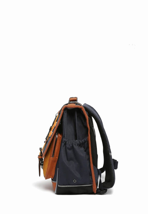 Cartable 38 Cameleon Vintage urban Vib-ca38 MUSTARD BADGES