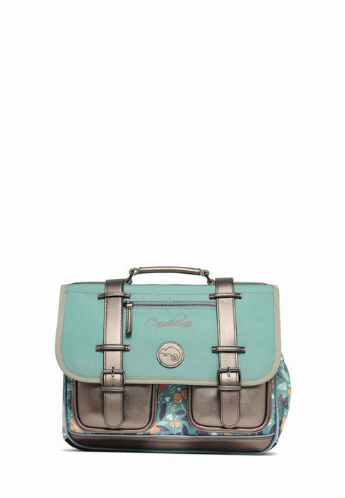Cameleon Cartable 38 Vintage fantasy Vig-ca38 35n green flowers 35N GREEN FLOWERS
