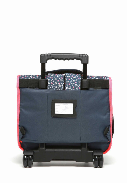 Cameleon Cartable a roue Actual NAVY MINIFLOWERS