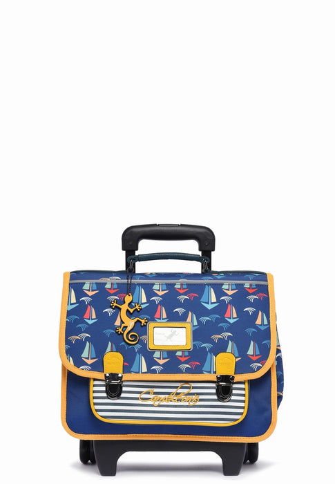 Cameleon Cartable a roue Retro Ret-cr35 Stripes sailboat STRIPES SAILBOAT