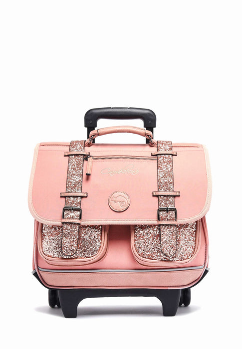 Cameleon Cartable a roue Vintage fantasy Vig-cr38 Glossy pink GLOSSY PINK