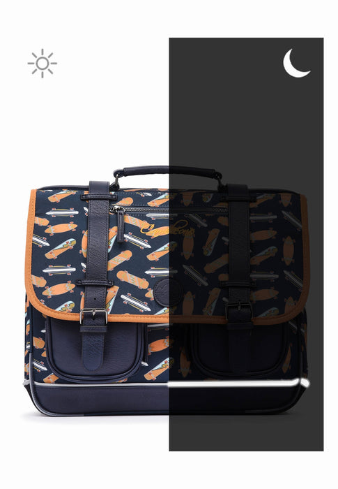 Cartable scolaire Cameleon Vintage urban Vib-ca41 71E NAVY SKATE