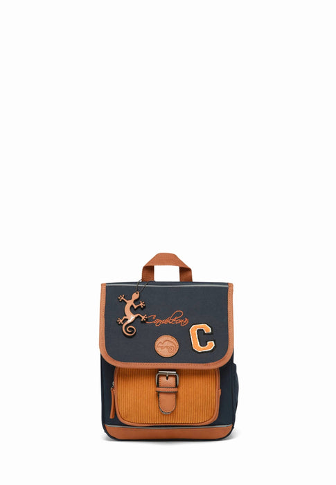 Sac a dos Cameleon Vintage urban Vib-sd30 MUSTARD BADGES