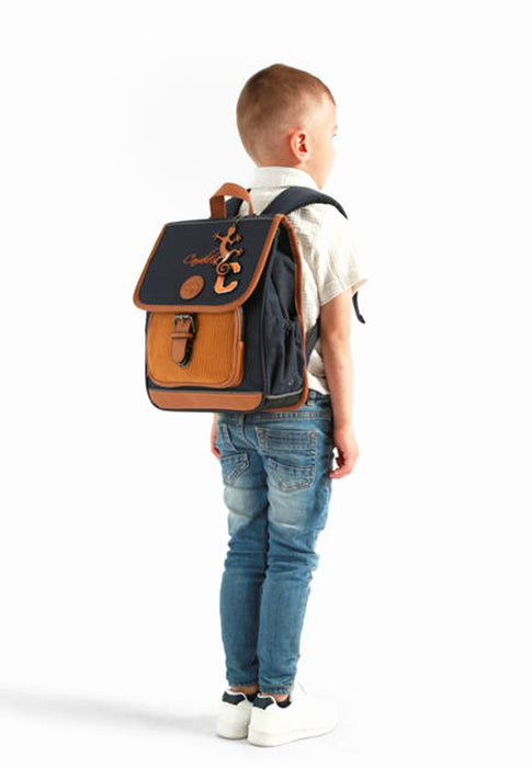 Sac a dos Cameleon Vintage urban Vib-sd30 MUSTARD BADGES