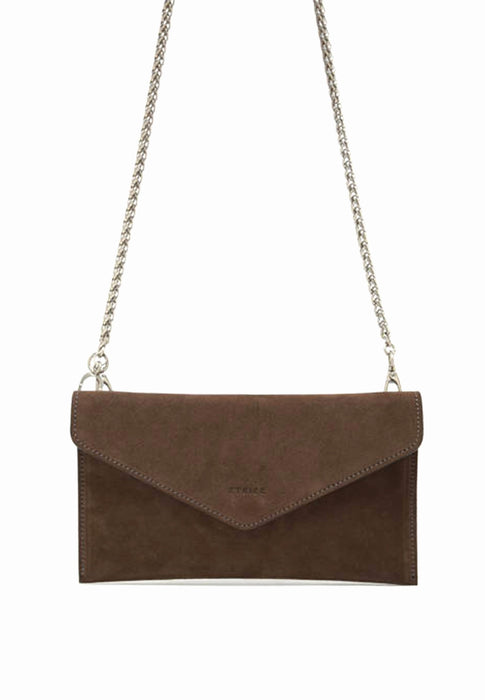 Pochette Etrier Paddock Epad075m vel CHOCOLAT VELOURS