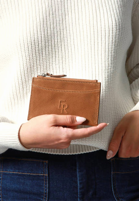 Petite maroquinerie Etrier Cavalier nubuck Camel CAMEL