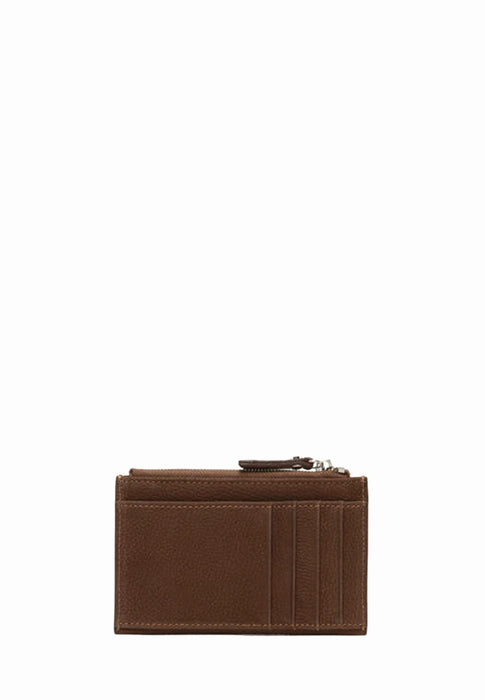 Porte carte Etrier Cavalier nubuck Ecan094m CHOCOLAT