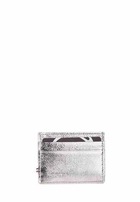 Porte carte Etrier Etincelle irisee Eeti011 ARGENT