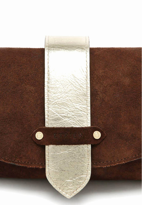 Sac bandouliere Etrier Agnes Eagv205s CHOCOLAT