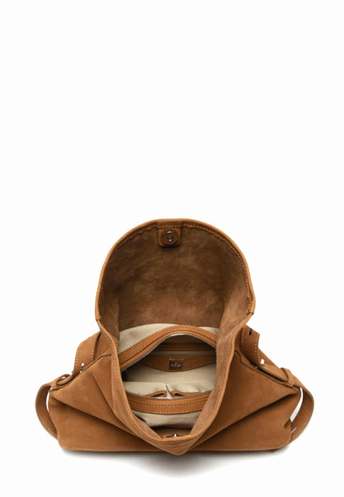 Sac bandouliere Etrier Cavalier nubuck Ecan135m CAMEL
