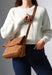 Sac bandouliere Etrier Cavalier nubuck Ecan135m CAMEL