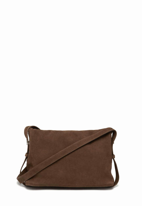 Sac bandouliere Etrier Cavalier nubuck Ecan135m CHOCOLAT