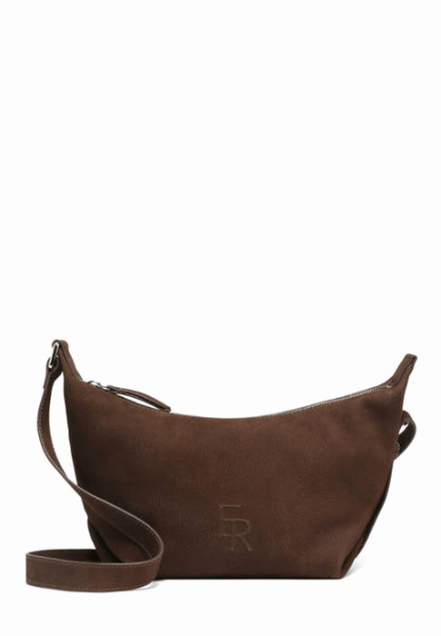 Sac bandouliere Etrier Cavalier nubuck Ecan228m CHOCOLAT