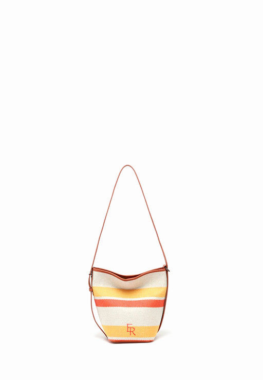 Sac bandouliere Etrier Cavalier toile Eclt126s BEIGE ORANGE