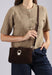 Sac bandouliere Etrier Equestre croco Eeqc0143 CHOCOLAT