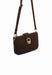 Sac bandouliere Etrier Equestre croco Eeqc0143 CHOCOLAT