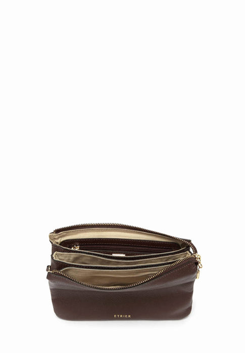 Sac bandouliere Etrier Tradition Etra0143 CHOCOLAT