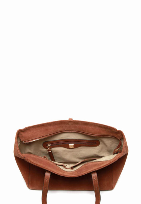 Sac Etrier Altesse suede Camel CAMEL