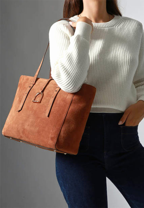 Sac Etrier Altesse suede Camel CAMEL