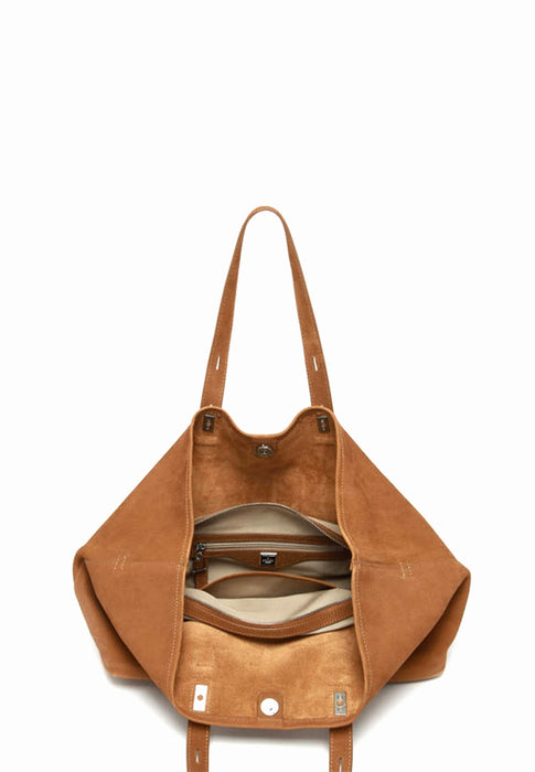 Sac Etrier Cavalier nubuck Camel CAMEL