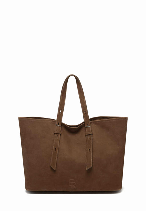 Sac Etrier Cavalier nubuck Chocolat CHOCOLAT