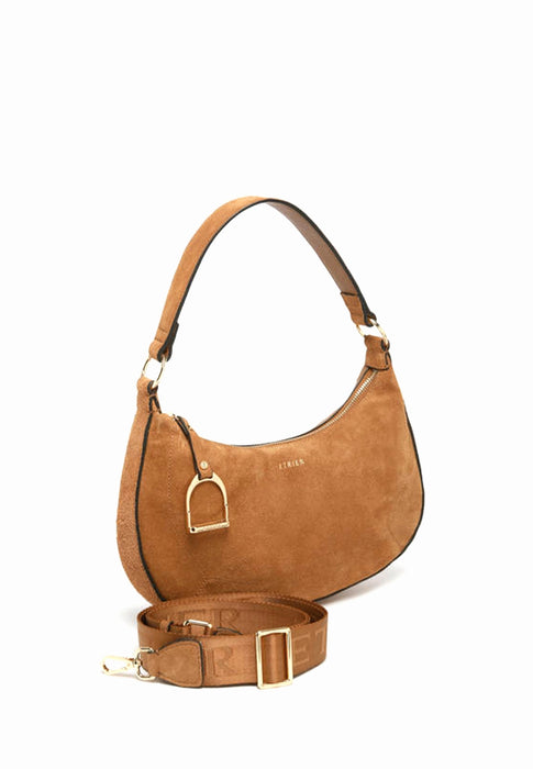 Sac porte epaule Etrier Altesse suede Easu017m CAMEL