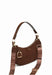 Sac porte epaule Etrier Altesse suede Easu017m CHOCOLAT