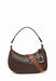 Sac porte epaule Etrier Altesse suede Easu017m CHOCOLAT