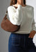 Sac porte epaule Etrier Altesse suede Easu017m CHOCOLAT