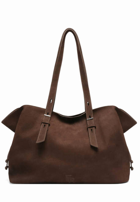 Sac porte epaule Etrier Cavalier nubuck Ecan215l CHOCOLAT