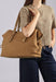 Sac porte epaule Etrier Cavalier nubuck Ecan215l MOCHA