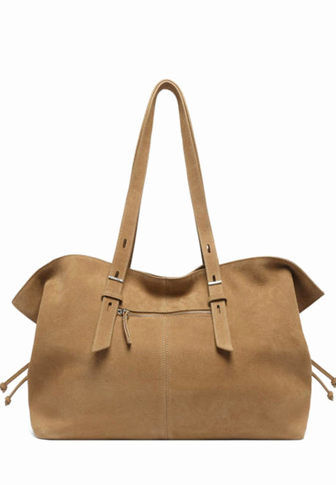 Sac porte epaule Etrier Cavalier nubuck Ecan215l MOCHA