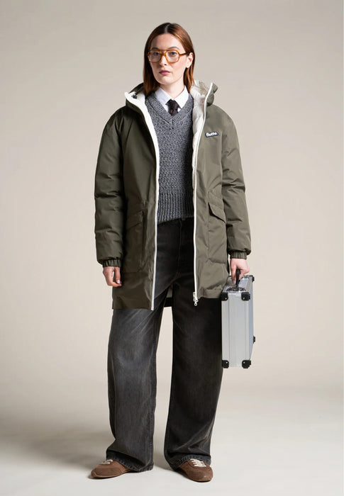 Doudoune longue Flotte Varennes Kaki coquille KAKI COQUILLE